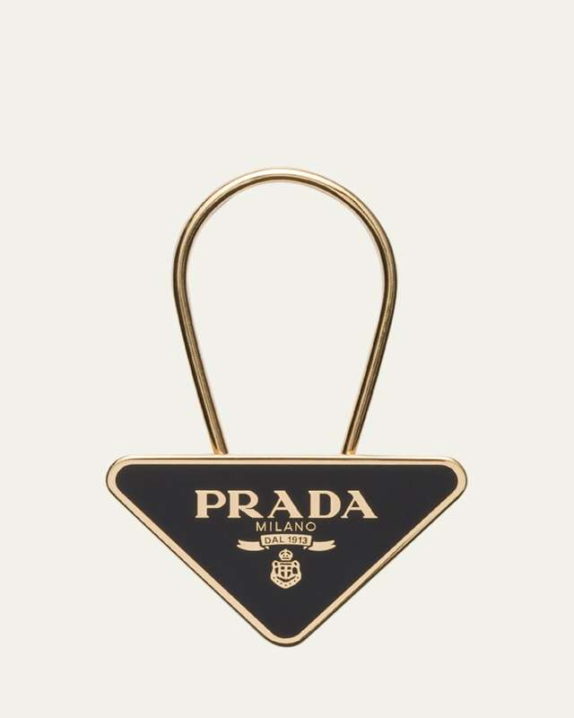 Triangle Metal Keychain